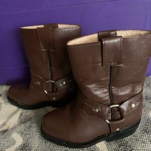 Brown Leather kid’s Boots